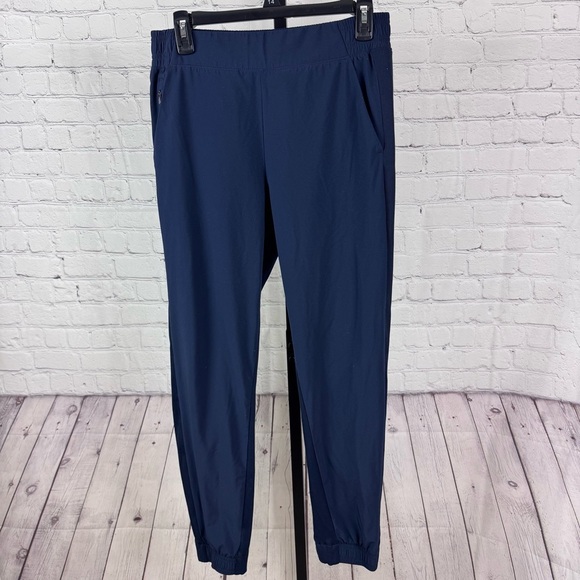 Athleta Brooklyn Joggers Navy Size 8 - Picture 1 of 8